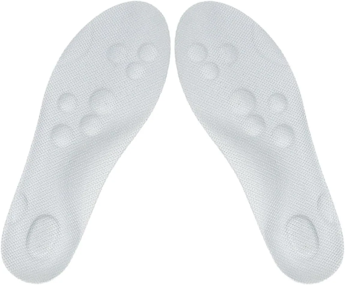 1 Pair Comfortable Shoe Inserts for Men and Women Cushioned Insoles for Sports Shoes Shock Absorption Arch Support Reusable Footwear Accessories