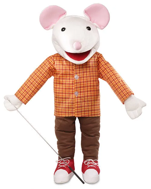 25" Mouse with Sneakers Puppet