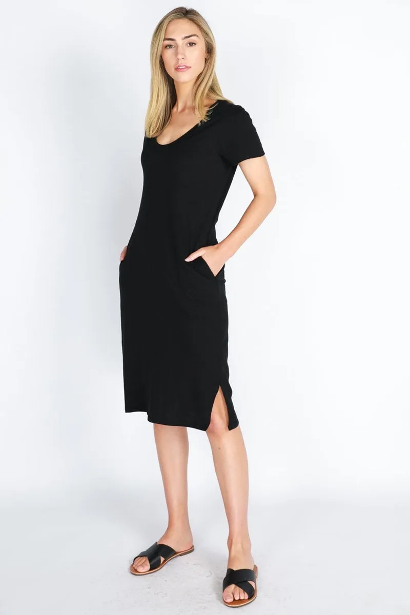 3rd Story - Rachel Midi Dress - Black