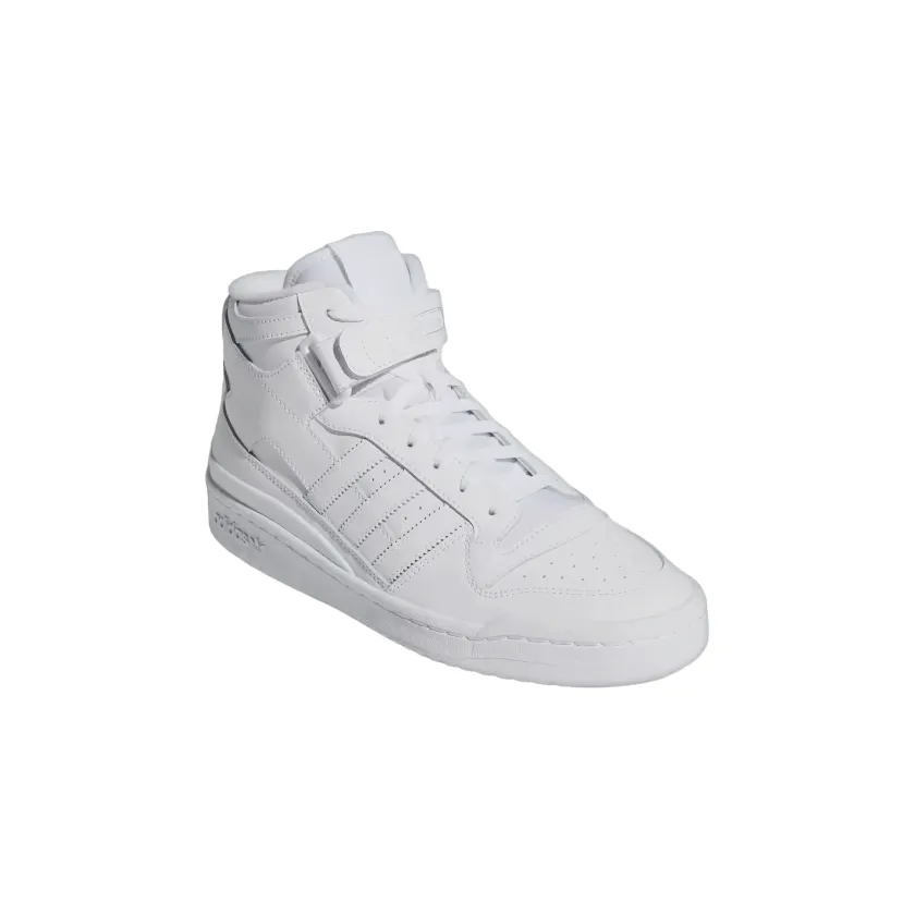 Adidas Originals scarpa sneakers alta da uomo Forum Mid FY4975 bianco