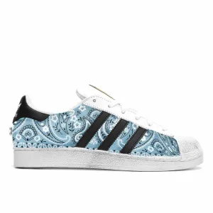 Adidas Superstar con Bandane Azzurro Pastello - Scontate