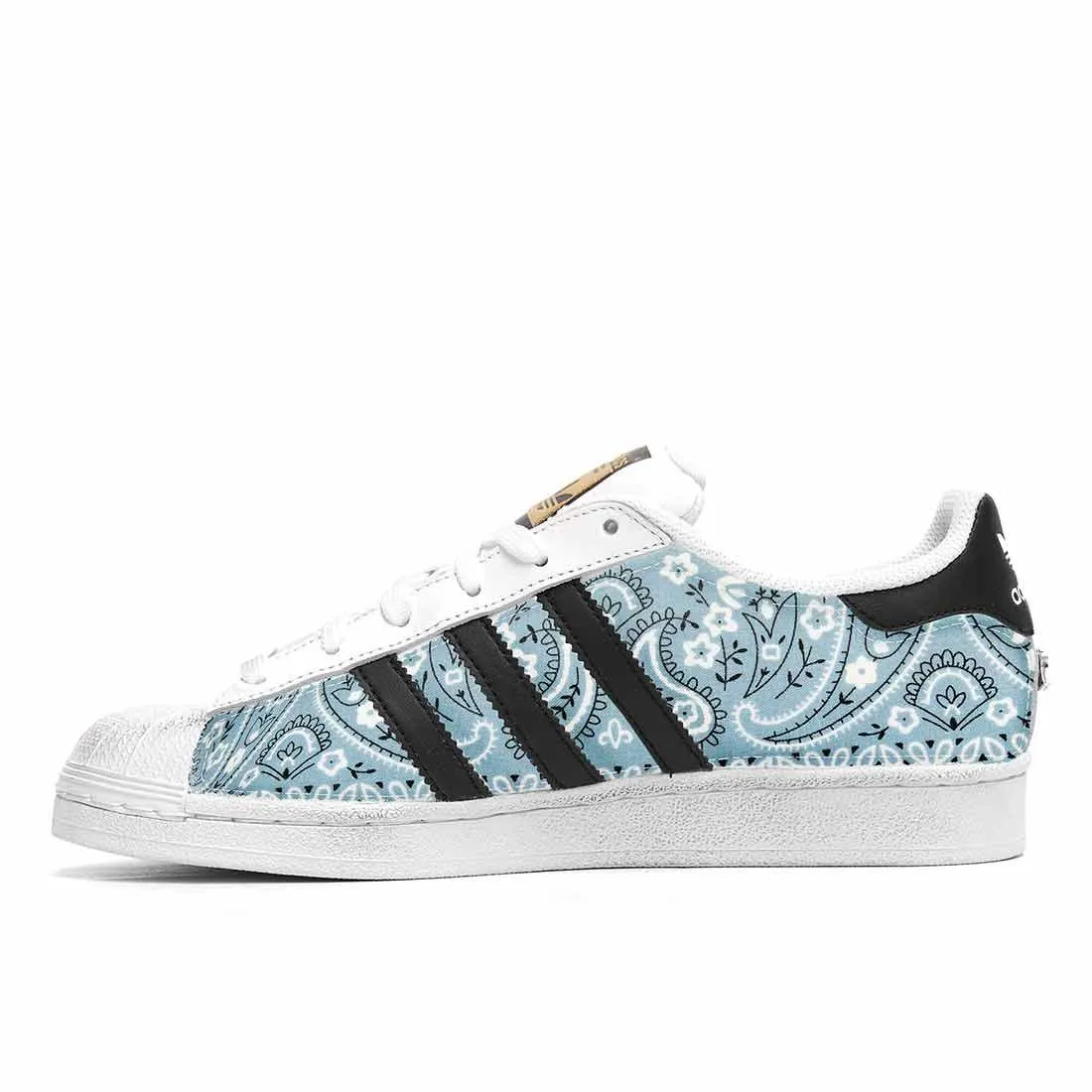 Adidas Superstar con Bandane Azzurro Pastello - Scontate