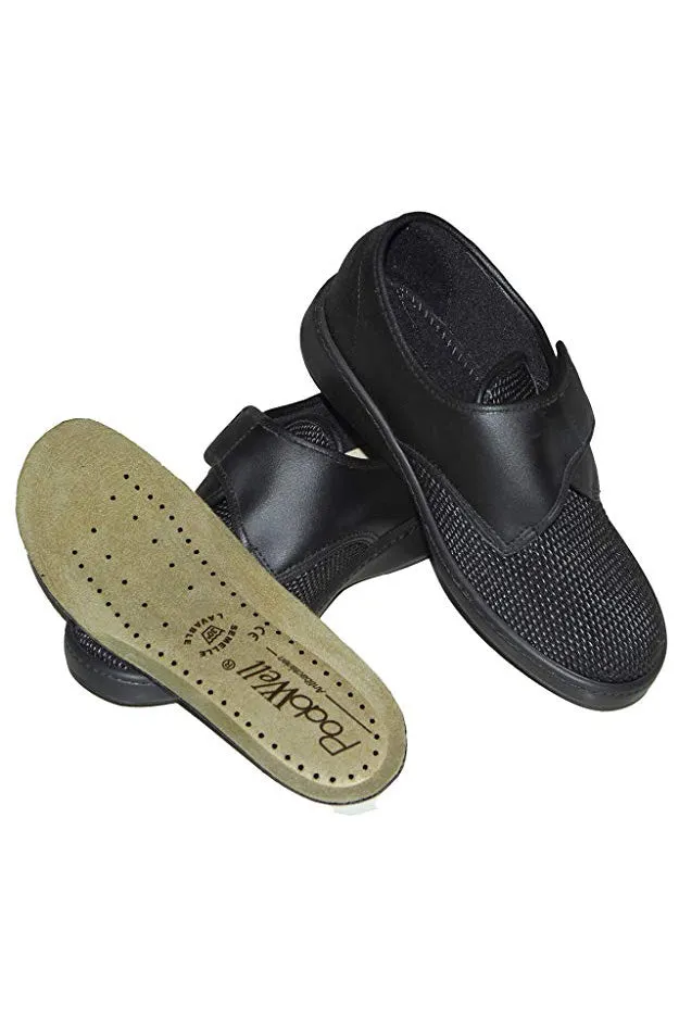 Adjustable Shoes for Men - Black | Alvine | Adaptive Shoes by Ovidis