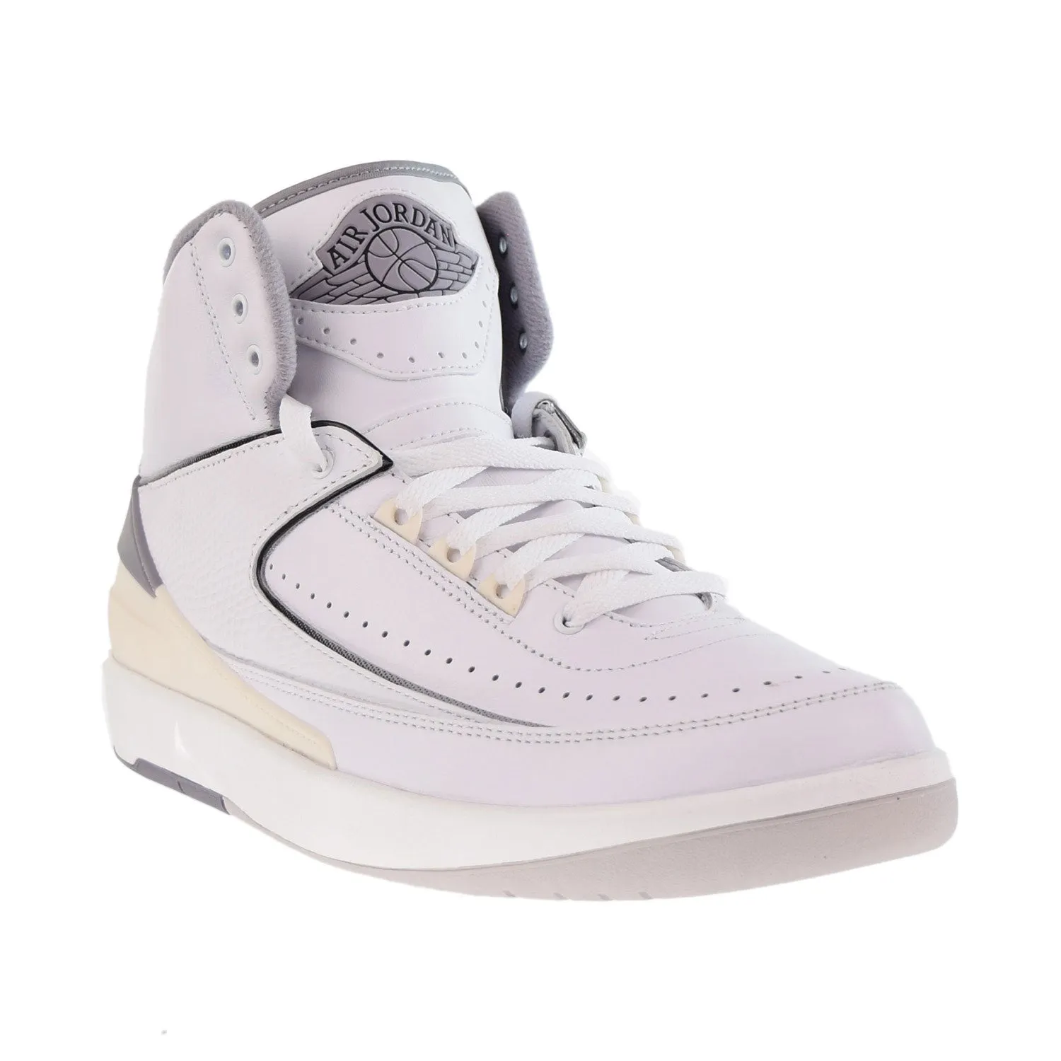 Air Jordan 2 Retro Men's Shoes White-Cement Grey