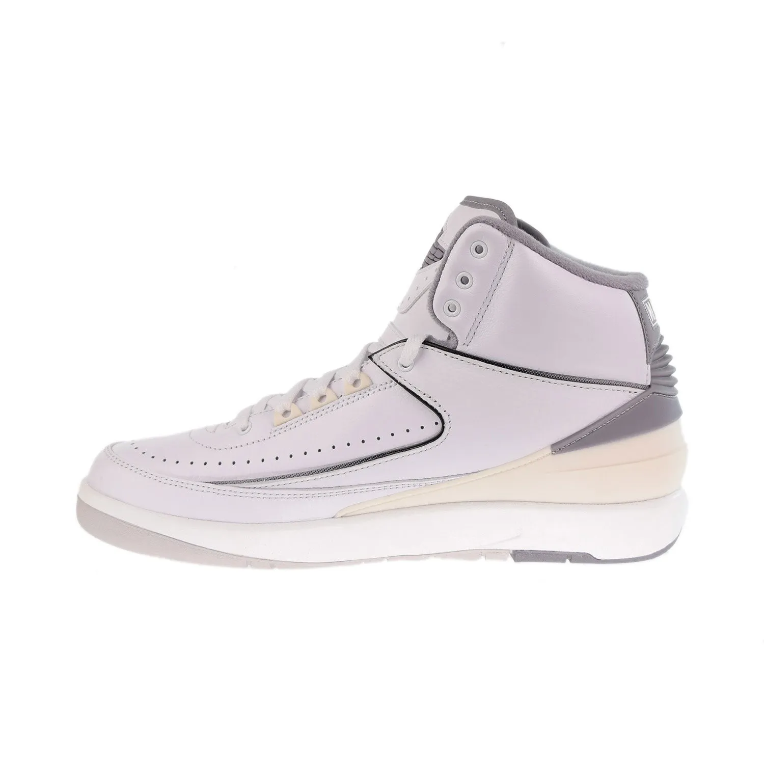 Air Jordan 2 Retro Men's Shoes White-Cement Grey