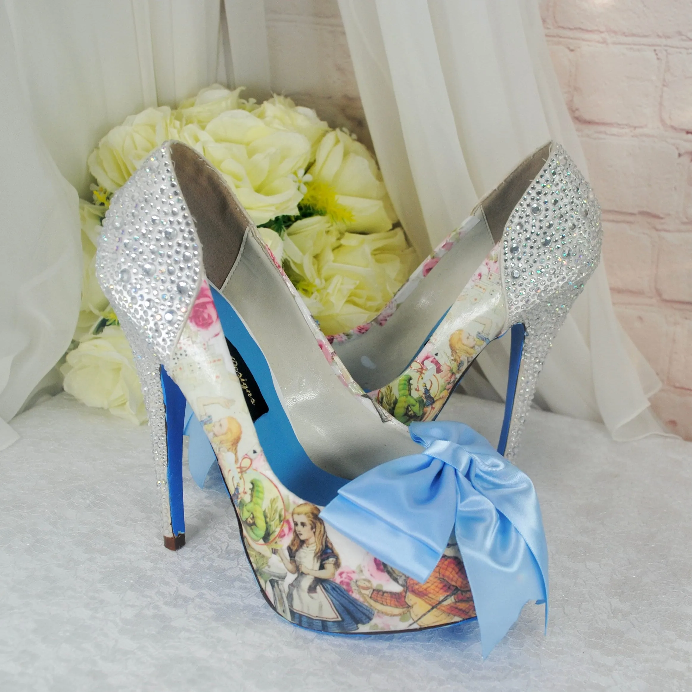Alice in Wonderland Bridal Shoes UK5/US7.5