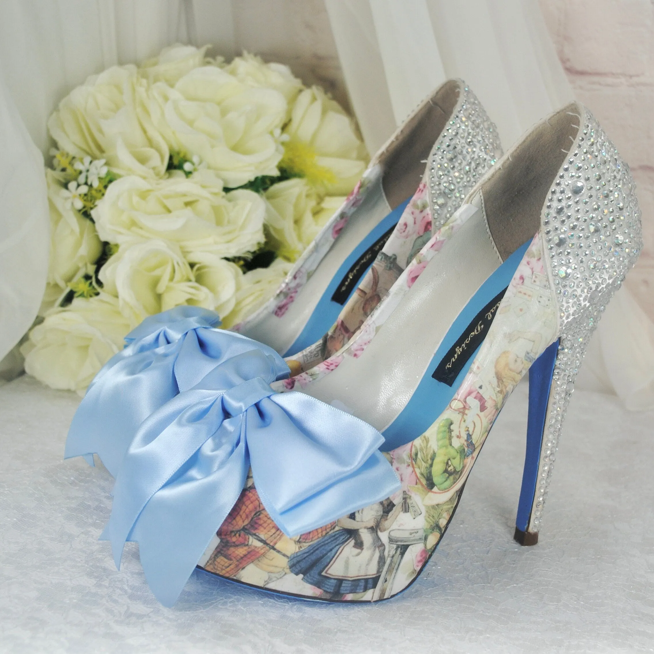 Alice in Wonderland Bridal Shoes UK5/US7.5