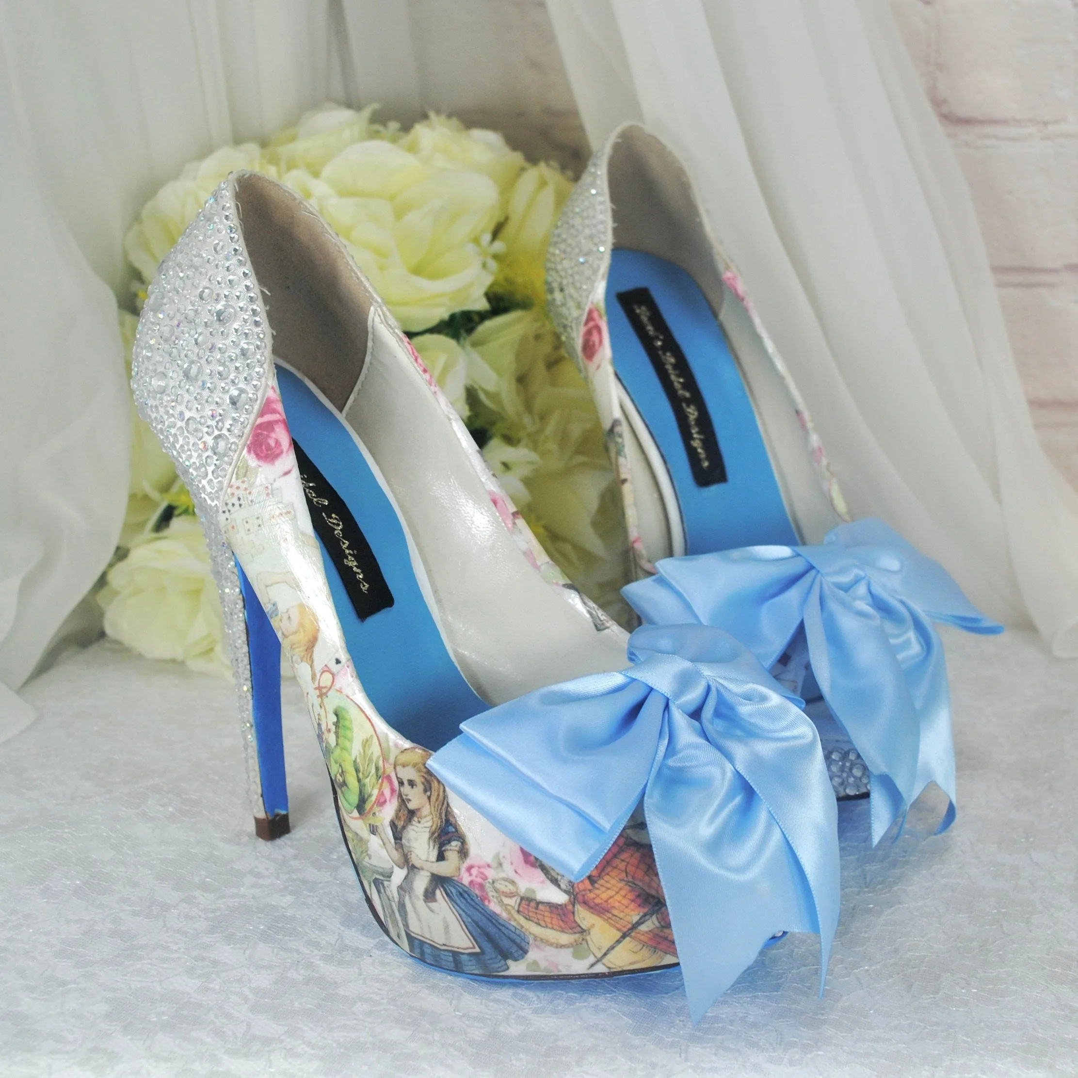 Alice in Wonderland Bridal Shoes UK5/US7.5