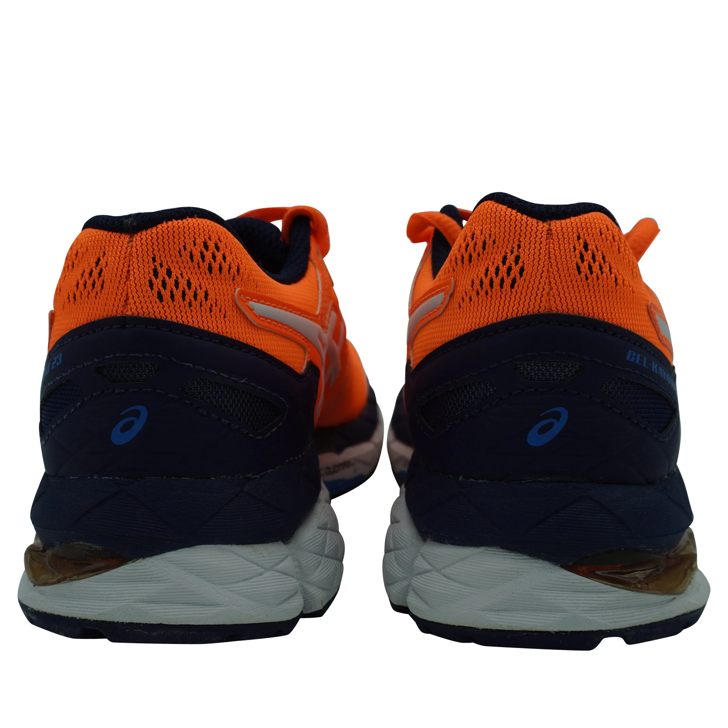 Asics Kid's Gel Kayano 23 GS Athletic Running Shoes Orange Blue
