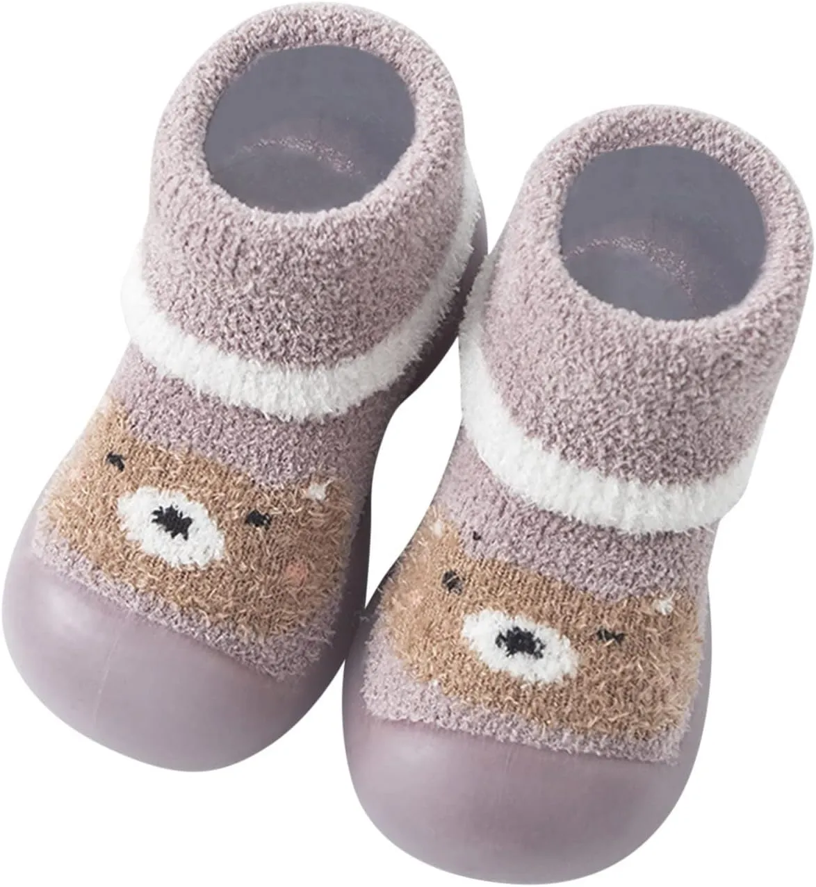 Baby Girl Shoes,Kids Boys Girl Shoes First Walkers Thickened Warm Cartoon Socks Shoes Antislip Prewalker Cute Shoes
