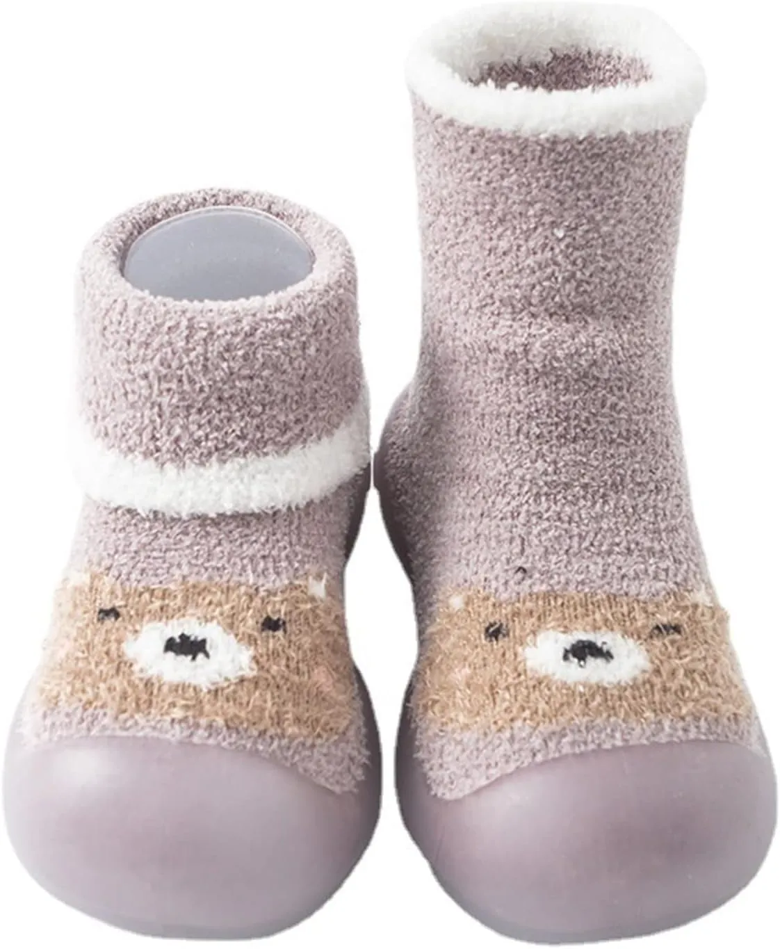 Baby Girl Shoes,Kids Boys Girl Shoes First Walkers Thickened Warm Cartoon Socks Shoes Antislip Prewalker Cute Shoes
