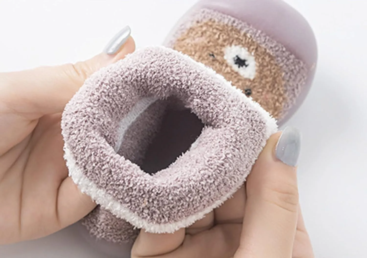 Baby Girl Shoes,Kids Boys Girl Shoes First Walkers Thickened Warm Cartoon Socks Shoes Antislip Prewalker Cute Shoes