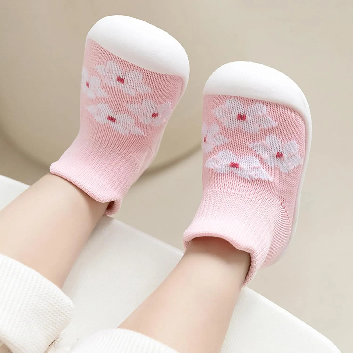 Baby Sock Shoes Toddler Walking Shoes Infant Non Slip Slippers Boys & Girls Slip On Sneakers Infant Boys