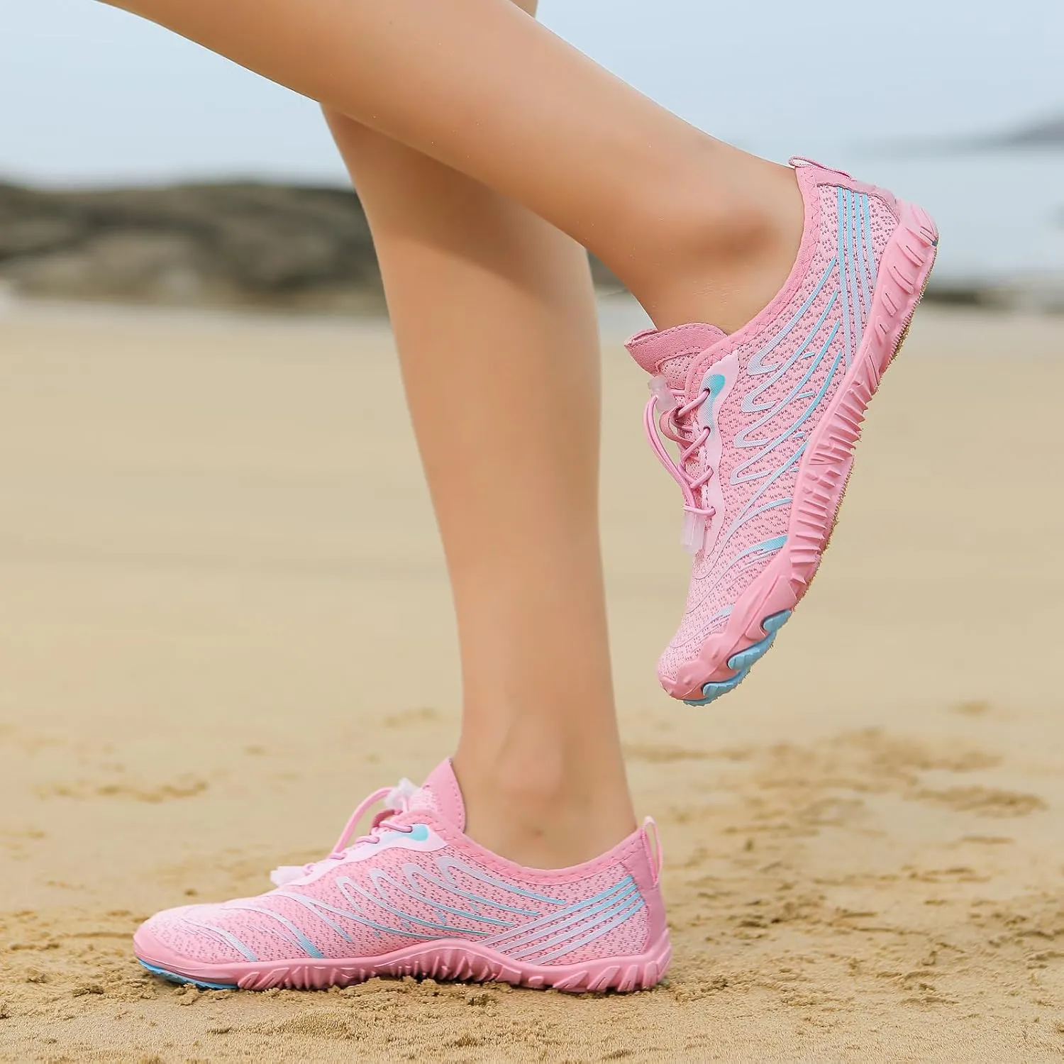 Barefoot Shoes for Women Men Hike Shoes Footwear Barefoot Womens Non-Slip Breathable Wide Toe Box Water Shoes Athletic Unisex Hiking Walking Shoes