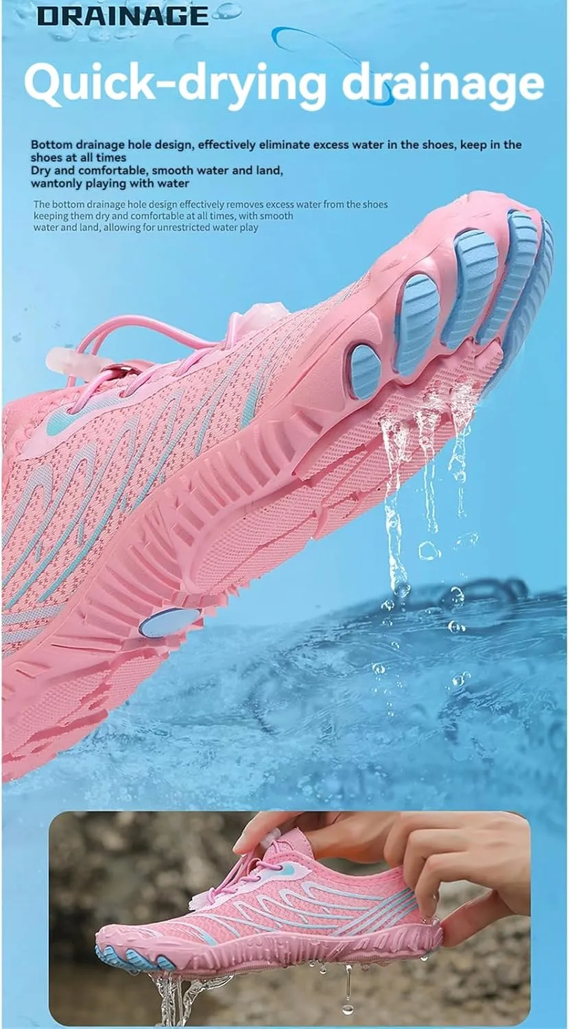Barefoot Shoes for Women Men Hike Shoes Footwear Barefoot Womens Non-Slip Breathable Wide Toe Box Water Shoes Athletic Unisex Hiking Walking Shoes