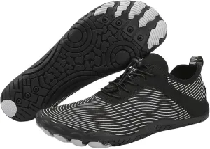 Barefoot Water Shoes for Women Men, Athletic Hiking Sports, Lightweight Trail Running Shoes, Zero Drop Non-Slip Outdoor Minimalist Footwear, Quick Dry Gradient Colors Swim Surf Beach Men