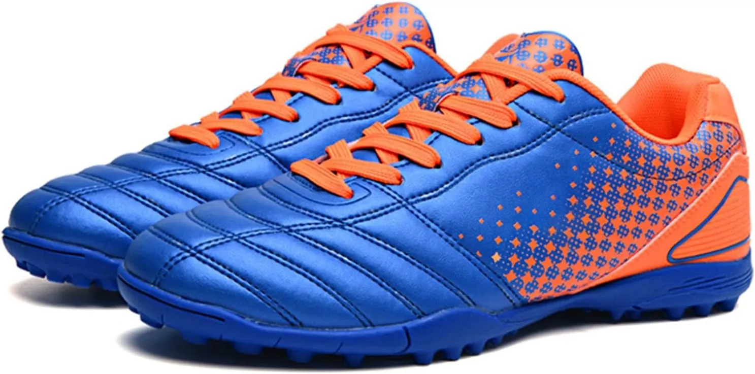 Big Kids' Soccer Shoes Low Top Unisex Running Training Sneakers Lightweight Breathable Outdoor Football Sneaker