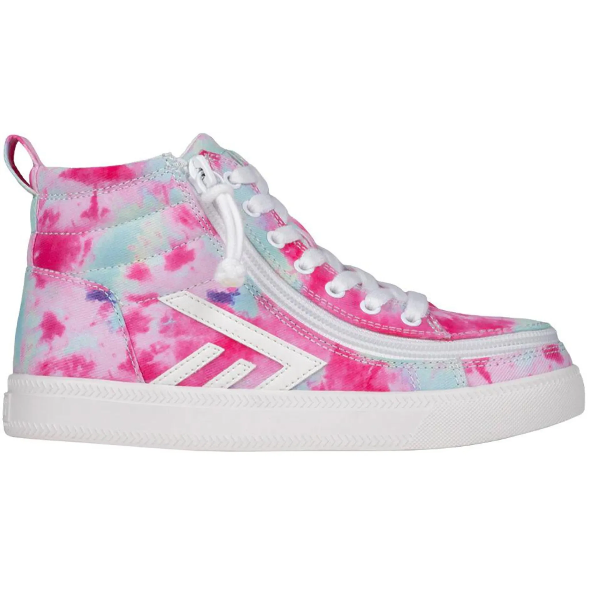 Billy Footwear (Kids)  - Pink Watercolour CS Canvas Shoes
