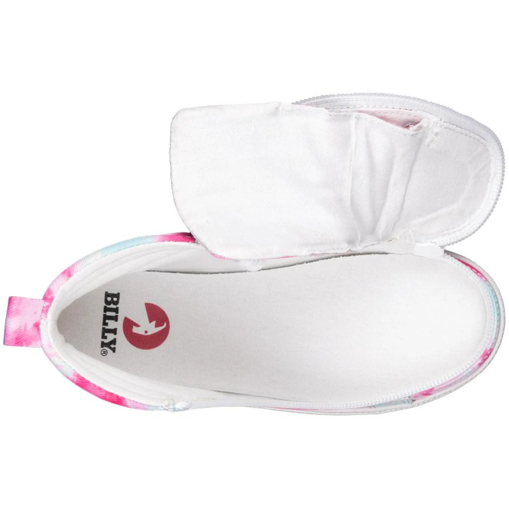 Billy Footwear (Kids)  - Pink Watercolour CS Canvas Shoes