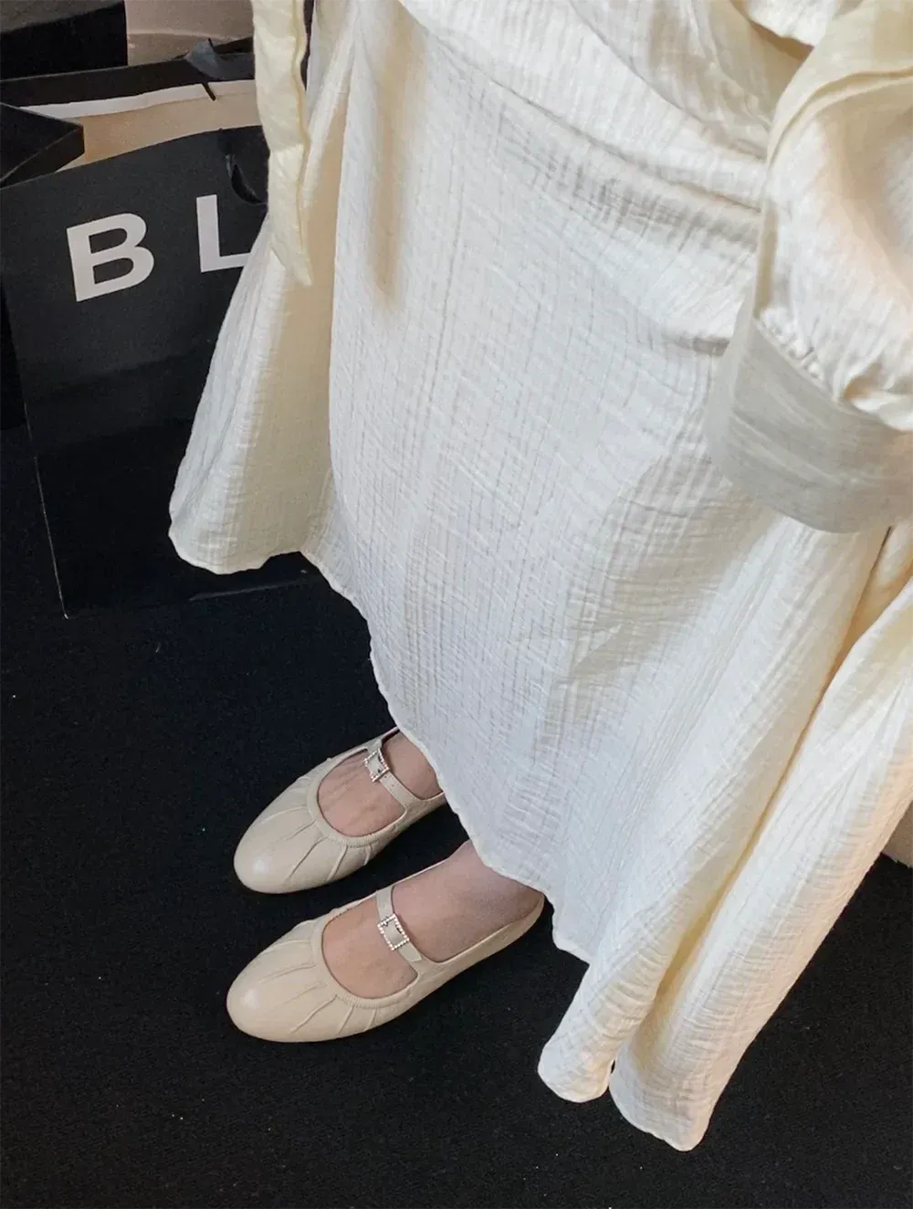 binfenxie  -  Round Toe Women Loafers 2024 New Arrivals Fashion Casual Low Flat Heeled White Brown Black Red Shallow Slip On Mary Janes 35-39