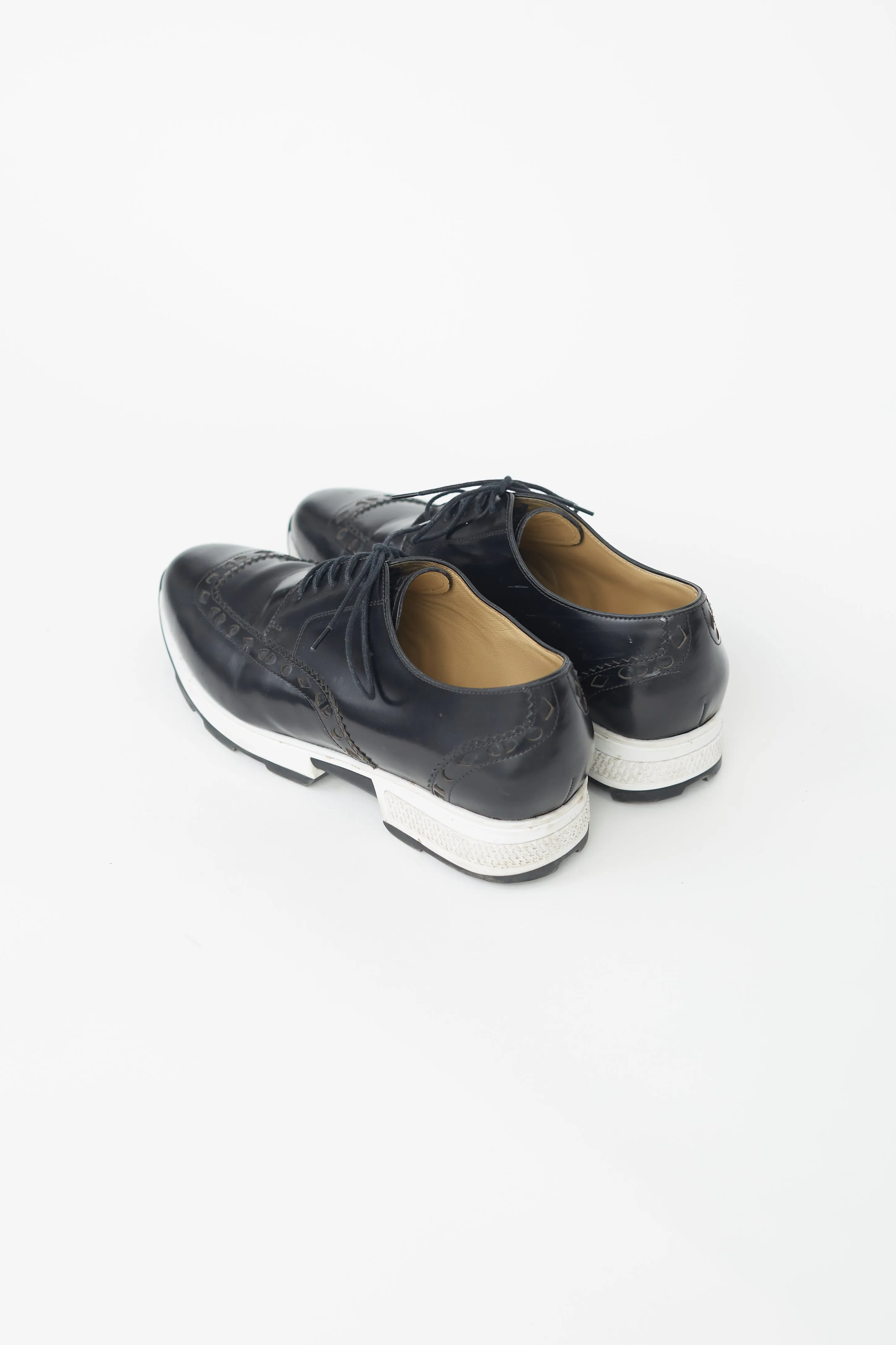 Black Leather Norton Oxford