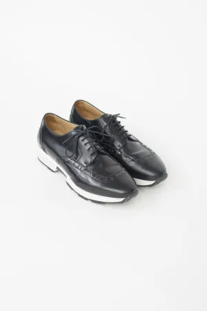 Black Leather Norton Oxford