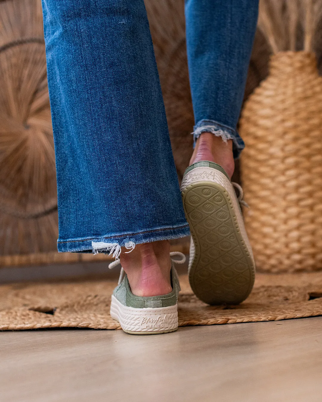 Blowfish Super Slide Sneakers - Pistachio