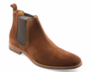 BROMPTON Mens Brown Suede Chelsea Boot by Orca Bay