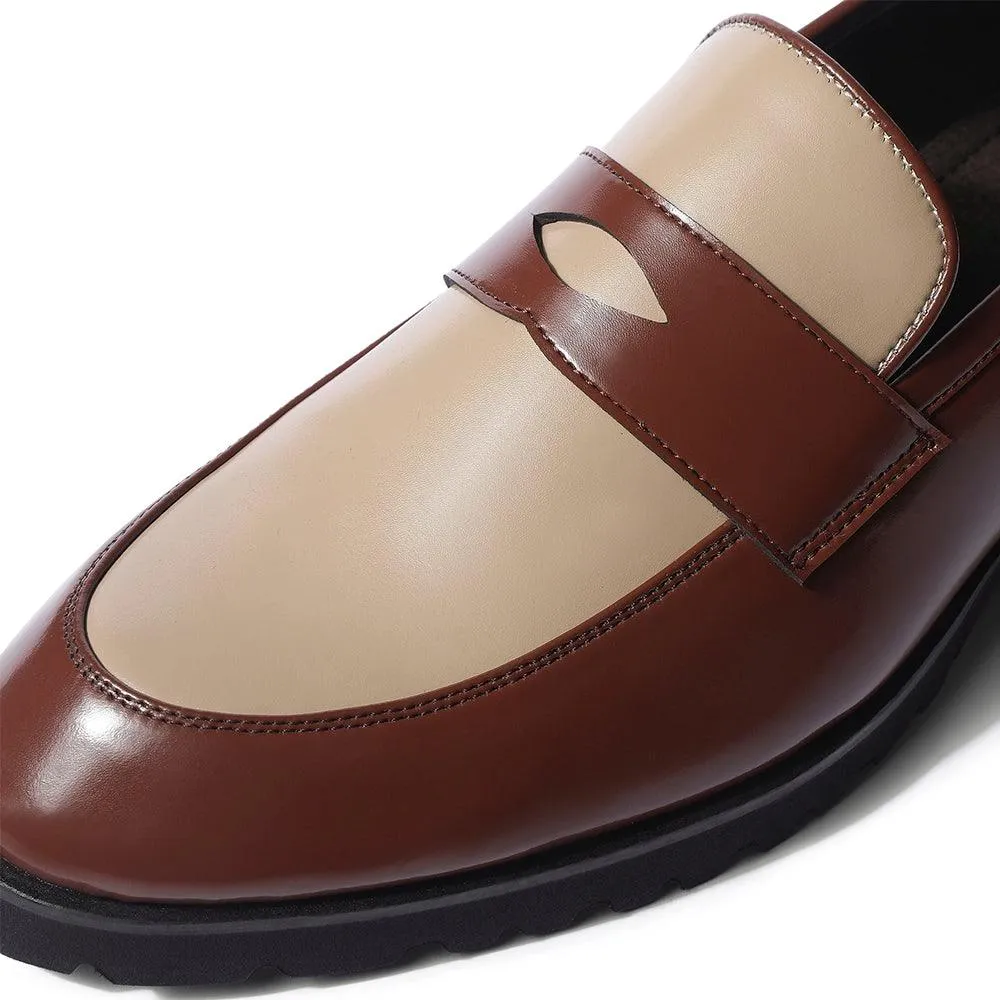 Brune - Featherlite Tan Penny Loafers