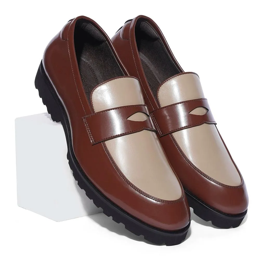 Brune - Featherlite Tan Penny Loafers