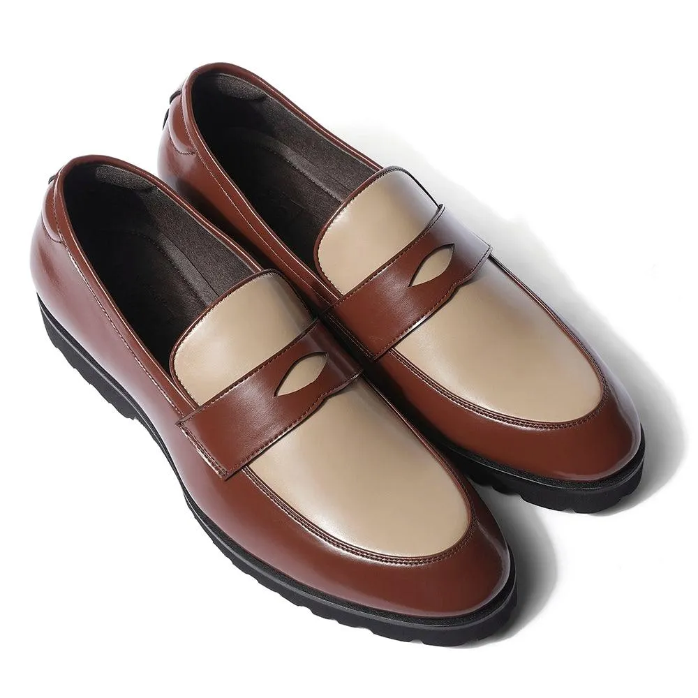 Brune - Featherlite Tan Penny Loafers