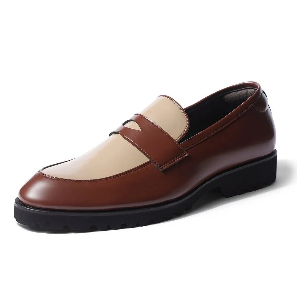 Brune - Featherlite Tan Penny Loafers