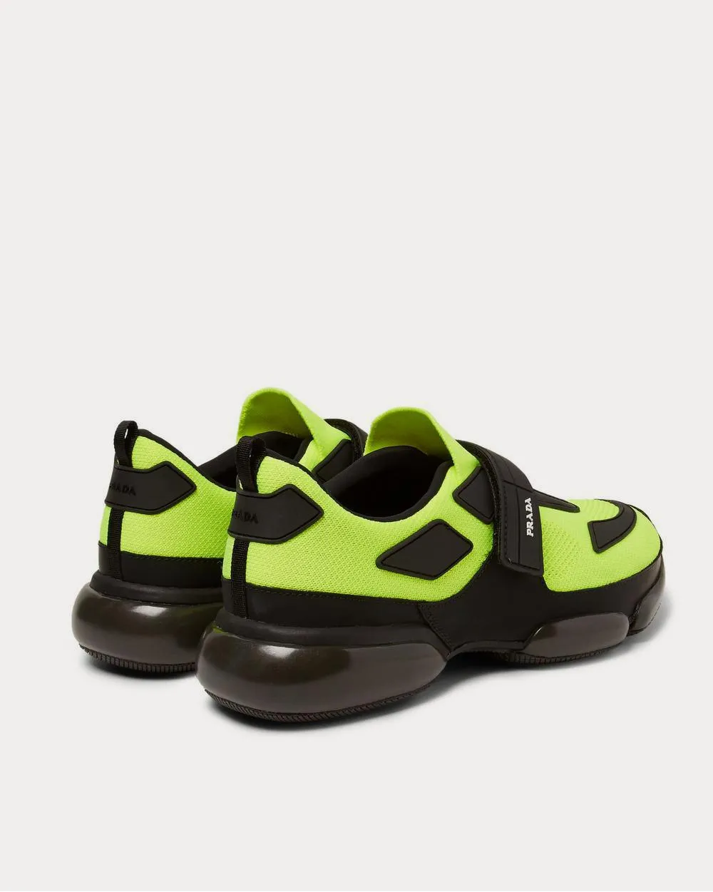 Cloudbust Mesh, Rubber and Leather  Yellow low top sneakers