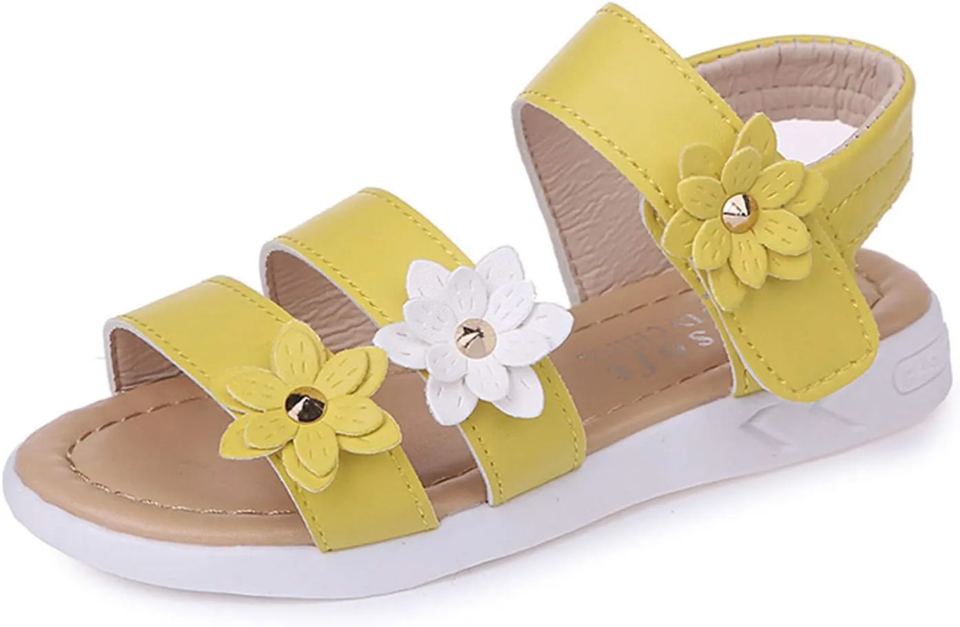 Cross Sandals for Toddler Cross Girls Shoes Non-Slip Sandals Kids Rubber Baby Sandals Flower Baby Shoes
