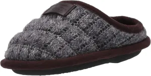 Dearfoams Unisex-Baby Df Kids Toddlers Quilted Knit Clog Slipper