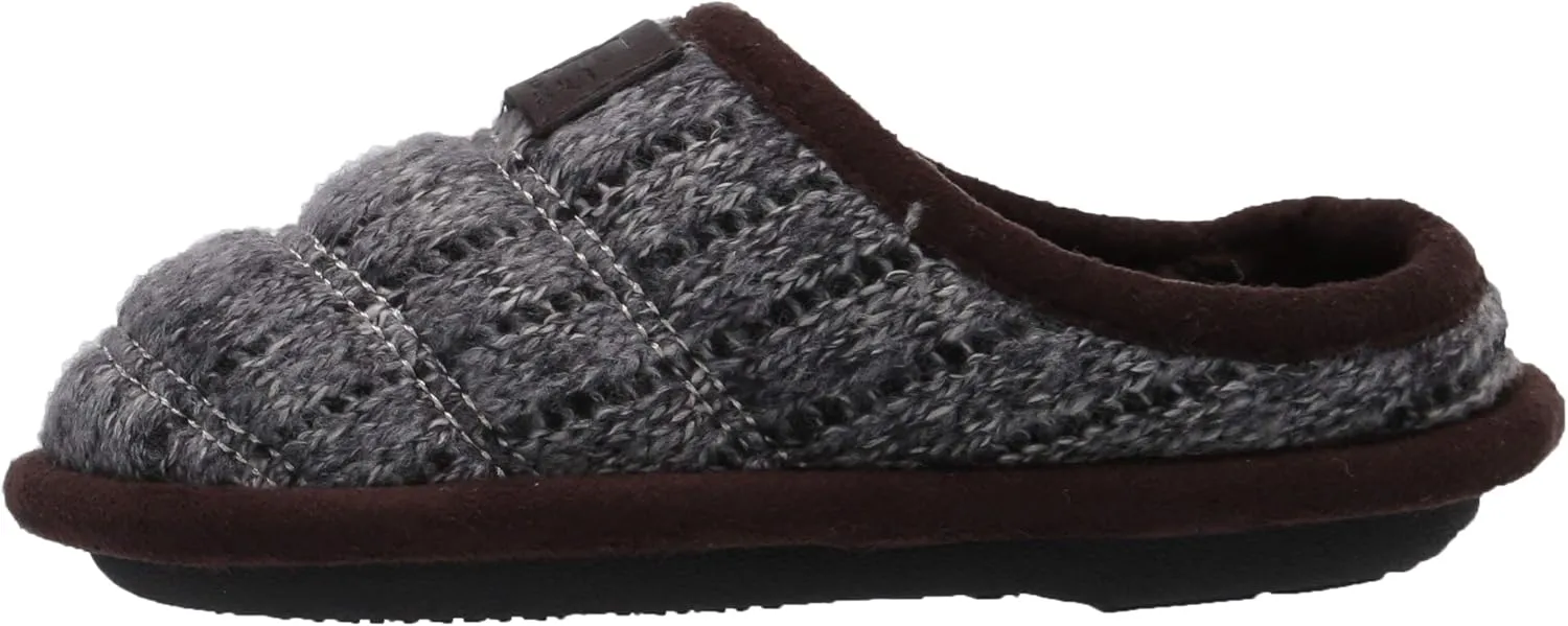 Dearfoams Unisex-Baby Df Kids Toddlers Quilted Knit Clog Slipper