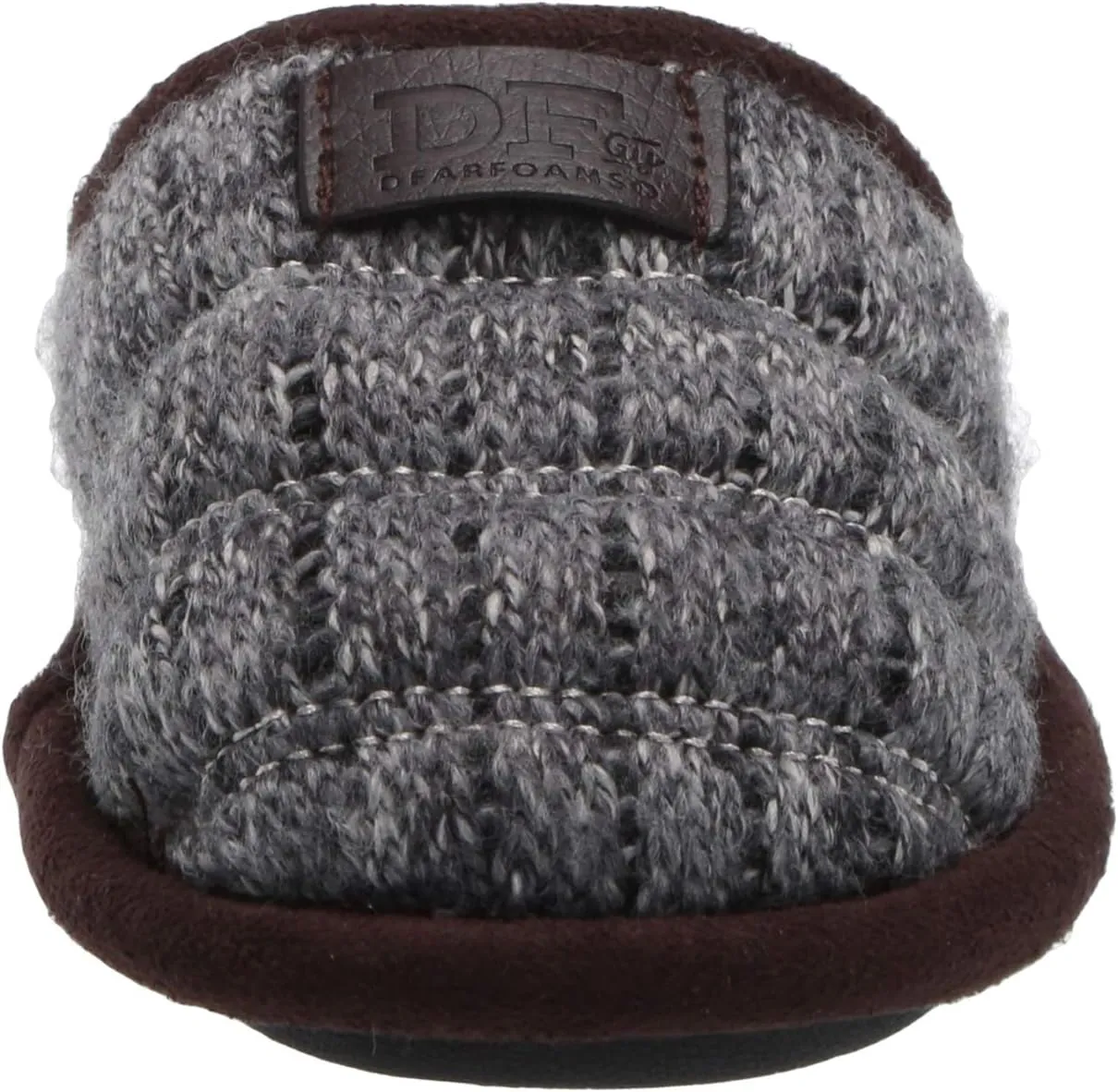 Dearfoams Unisex-Baby Df Kids Toddlers Quilted Knit Clog Slipper