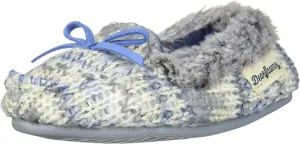 Dearfoams Unisex-Child Kids Toddlers Sparkle Fairisle Moccasin Slipper