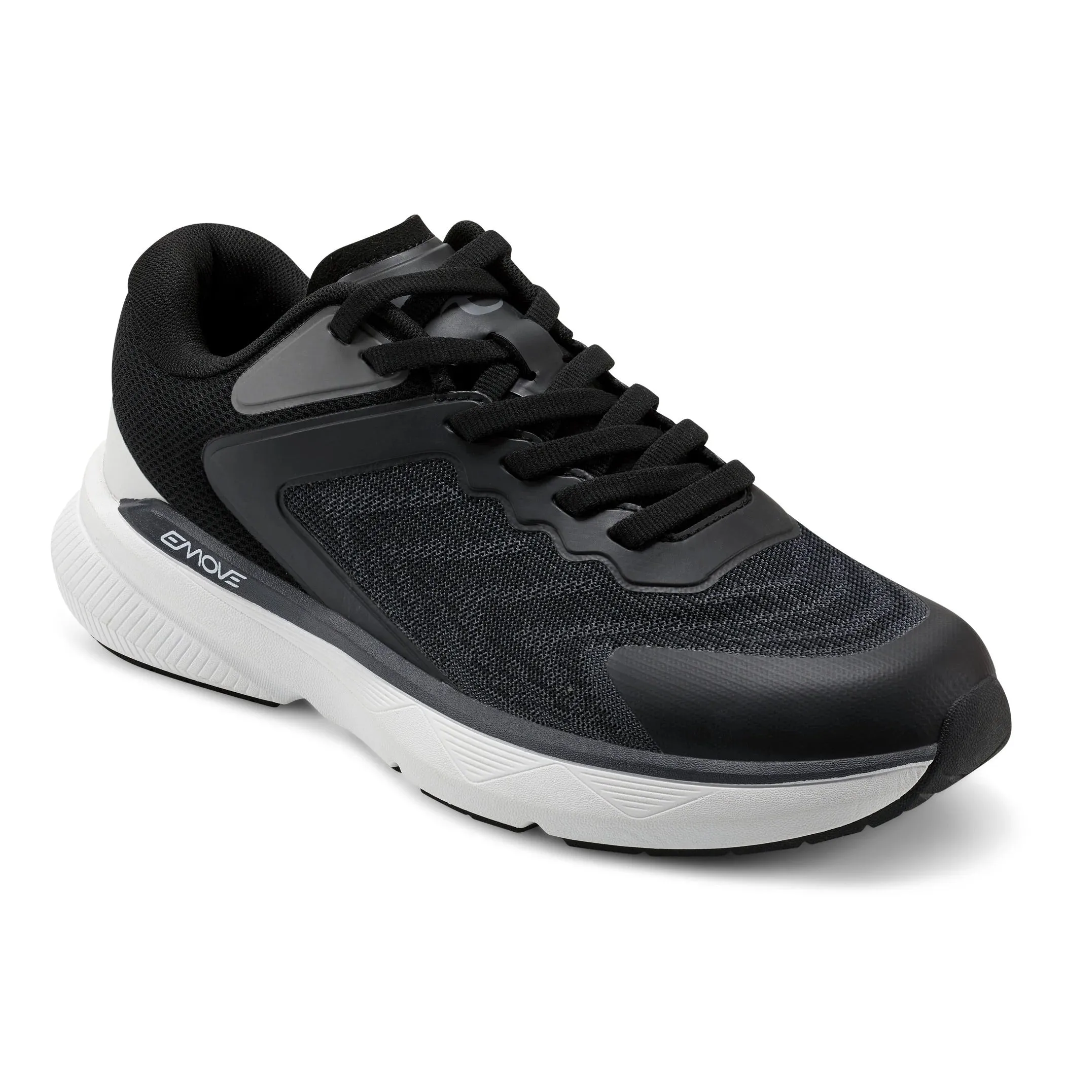 Denise Austin Flyght EMOVE Walking Shoes - Black/White