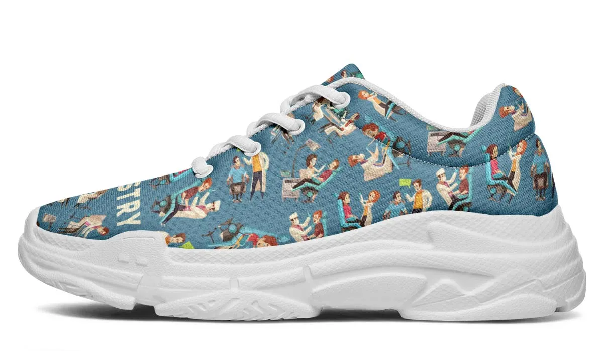 Dentistry Pattern Chunky Sneakers