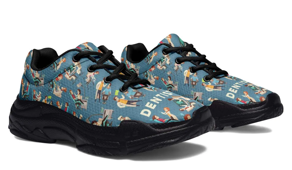 Dentistry Pattern Chunky Sneakers