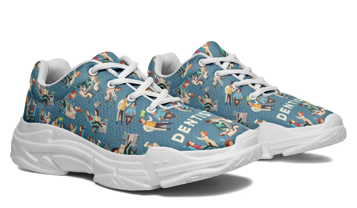 Dentistry Pattern Chunky Sneakers