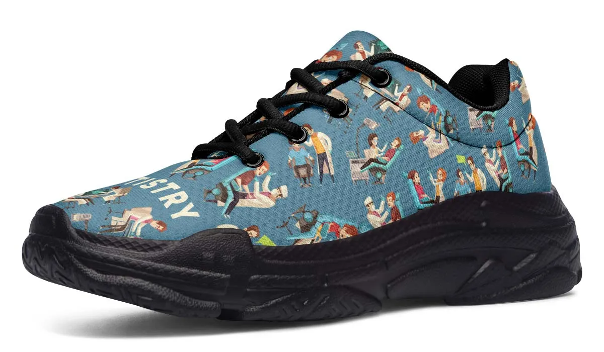 Dentistry Pattern Chunky Sneakers