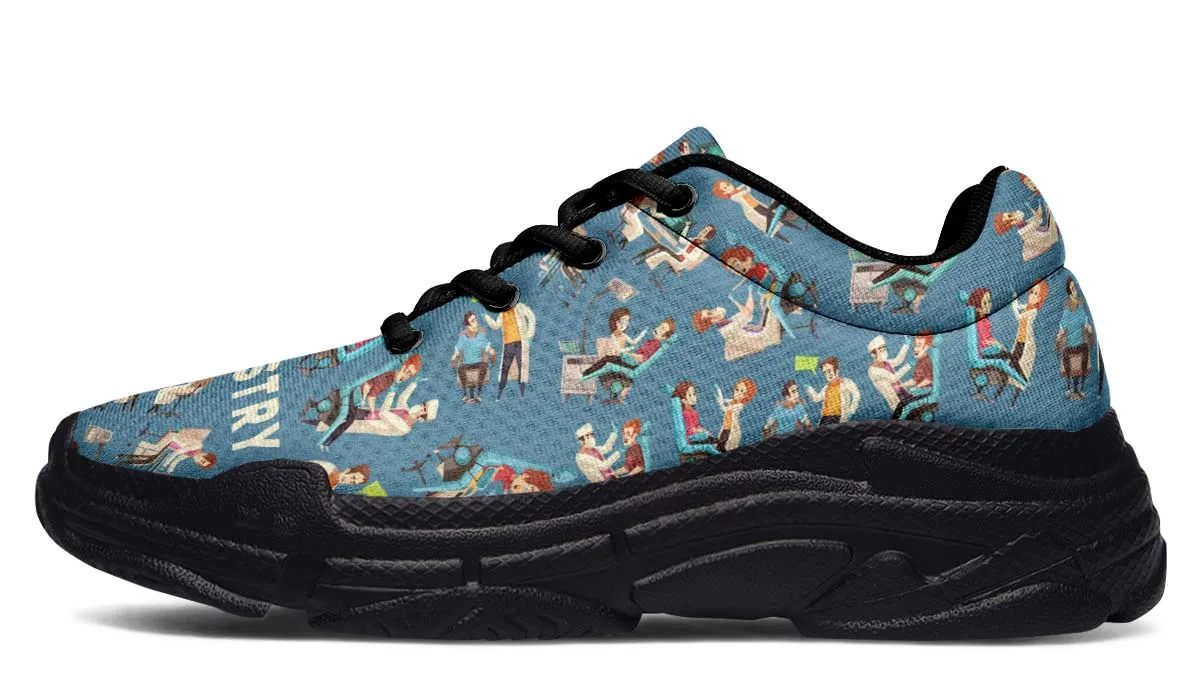 Dentistry Pattern Chunky Sneakers