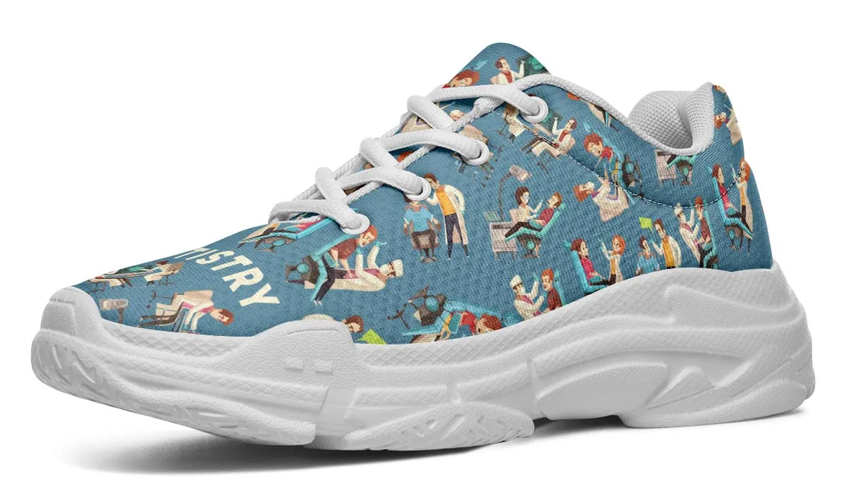 Dentistry Pattern Chunky Sneakers