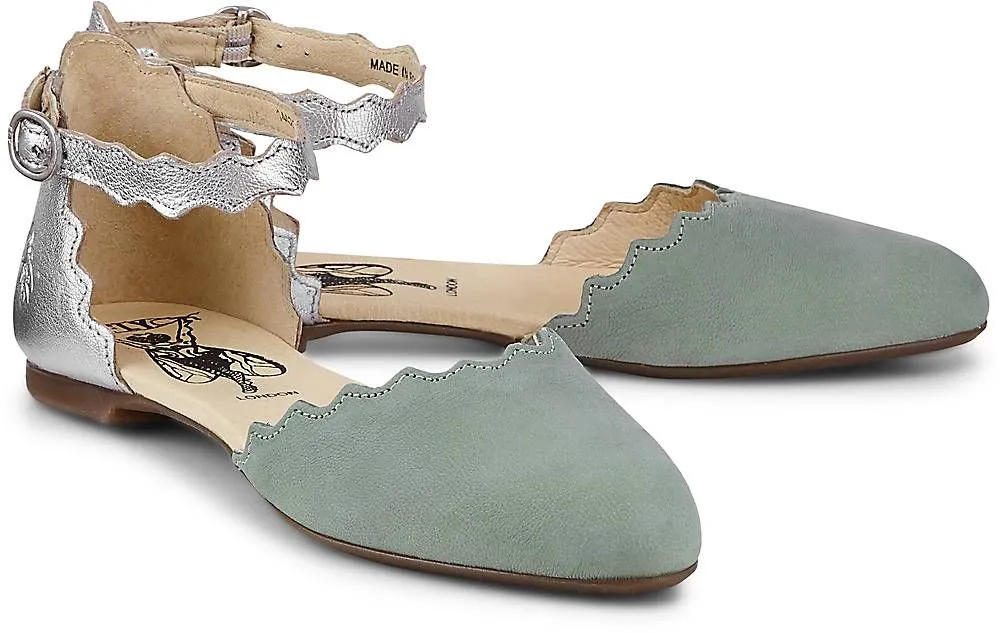 Fly London "Megs" Jade Green Sandal