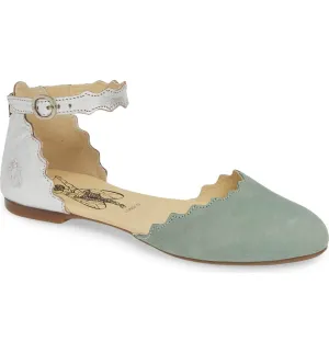 Fly London "Megs" Jade Green Sandal