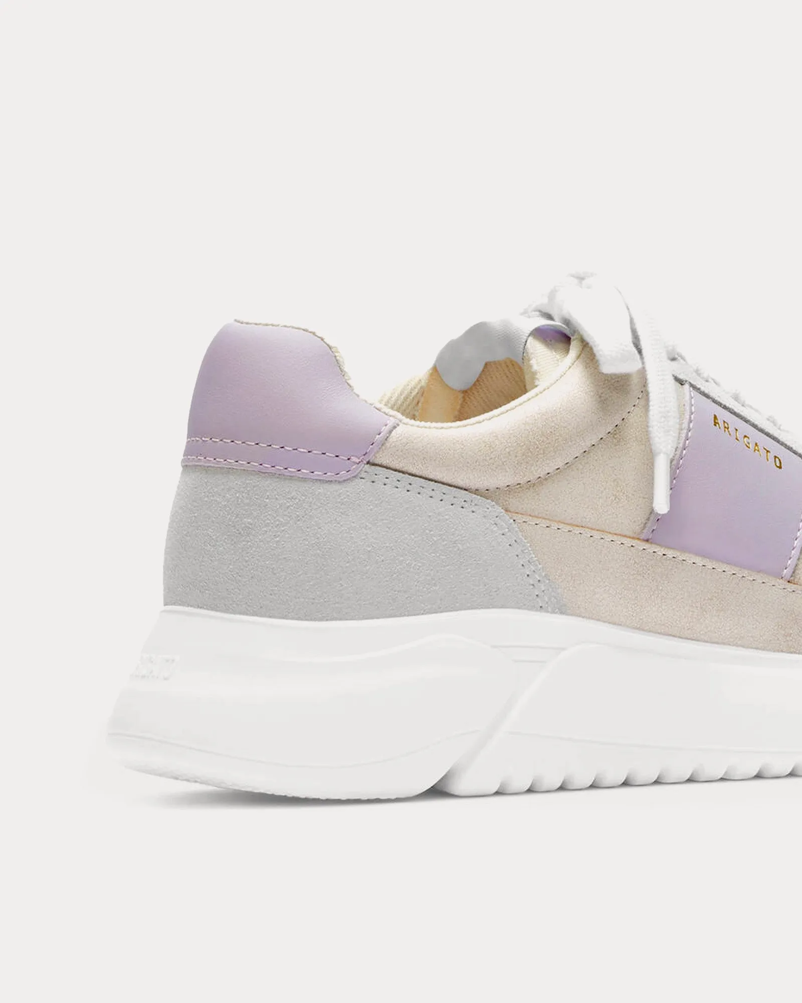 Genesis Vintage Runner Beige / Lilac Low Top Sneakers
