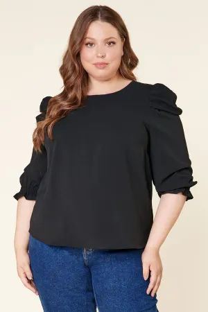 Go Getter Celine Puff Sleeve Top Curve