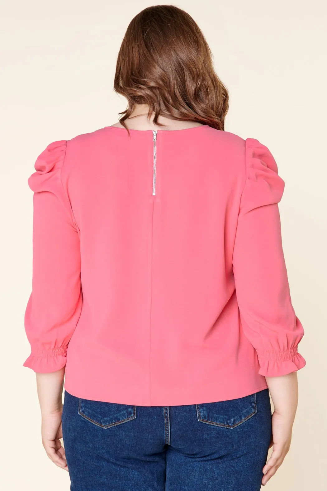 Go Getter Celine Puff Sleeve Top Curve